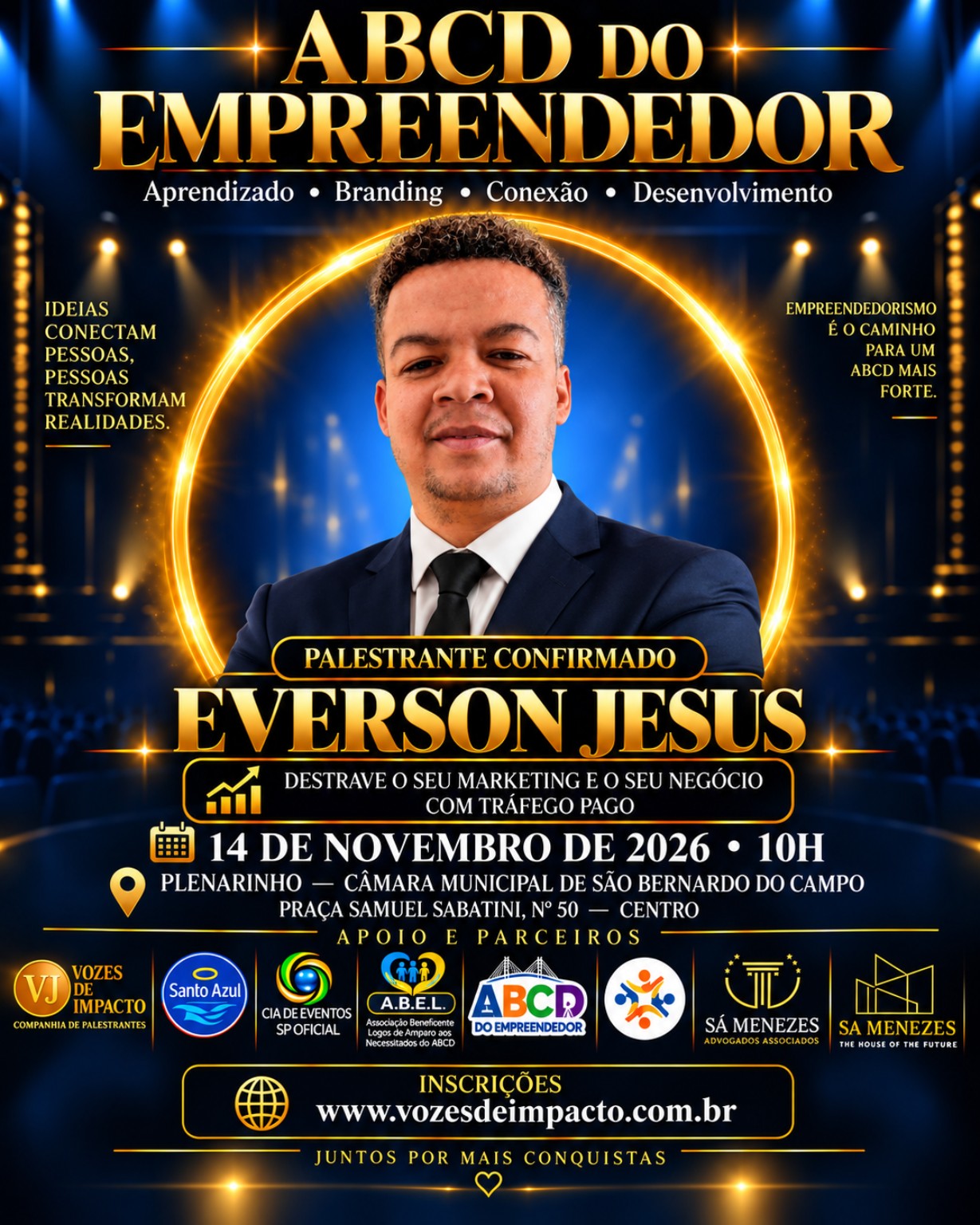 Card de Everson Jesus no ABCD do Empreendedor
