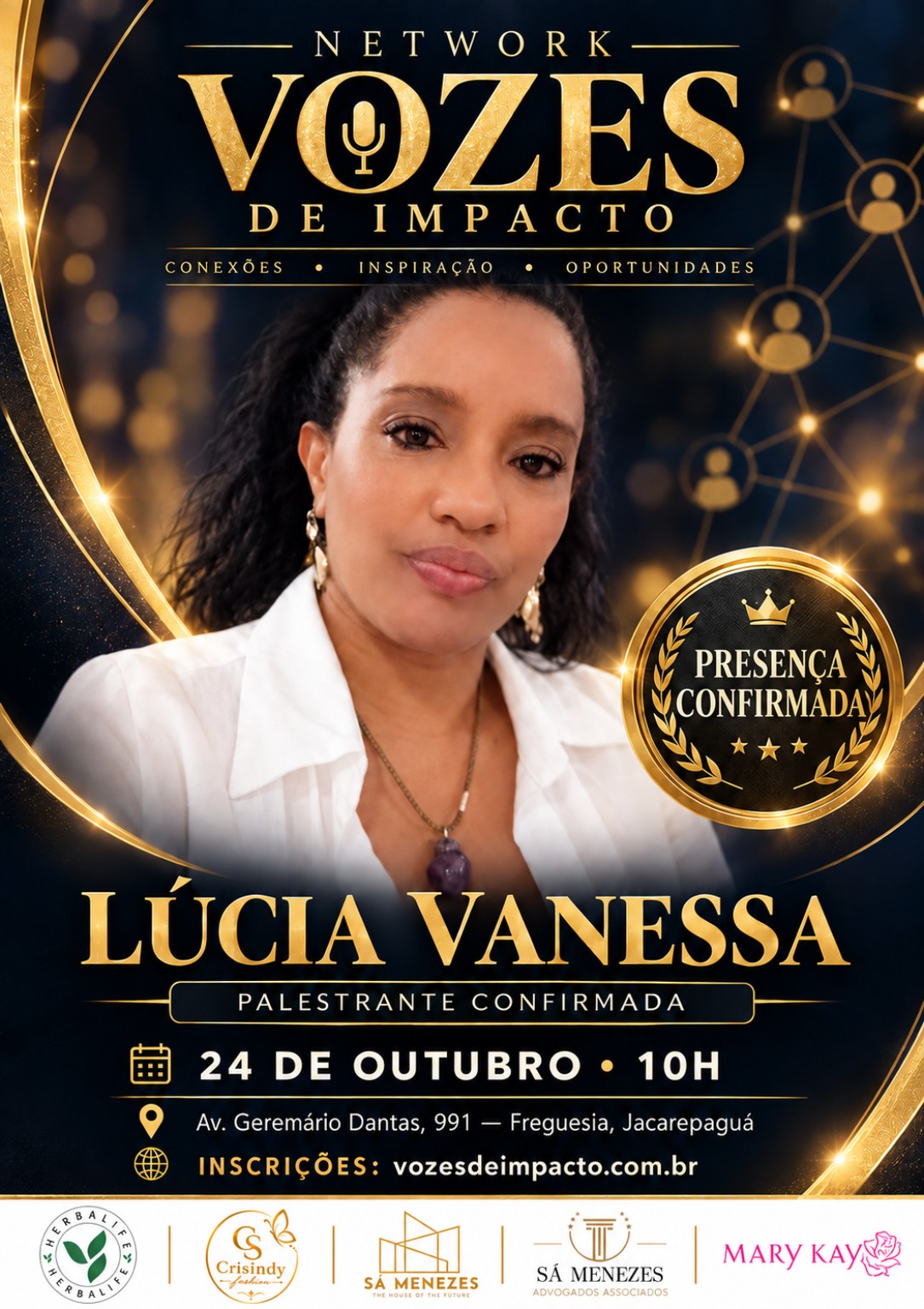 Lúcia Vanessa — palestrante confirmada